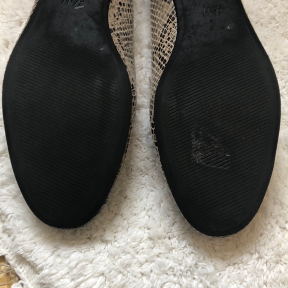 SOLD- H&M Snake Print Flats, EURO sz 40 / US Size 9 - Picture 4 of 7